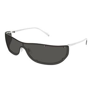NWT Yves Saint Laurent SL-807 Silver Grey 99mm Sunglasses